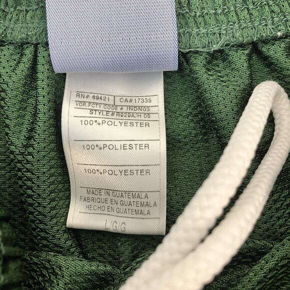 New York JETS Throwback Logo Vintage Practice Shorts Green Size L NFL Football - Picture 8 of 11